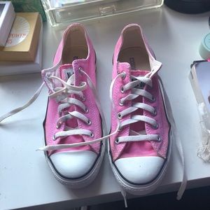 Pink Low Top Converse